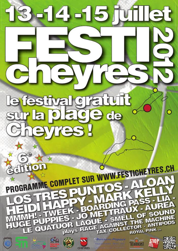 Affiche Festi'Cheyres 2012