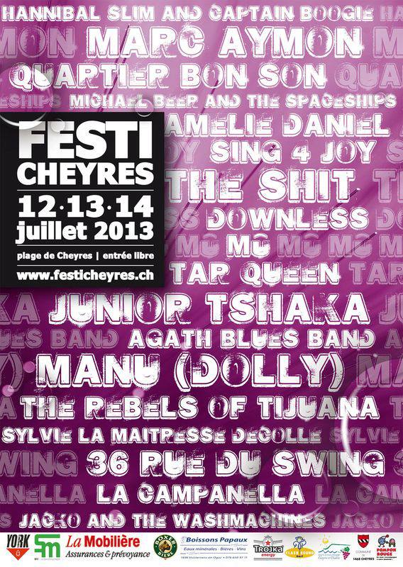 Affiche Festi'Cheyres 2013