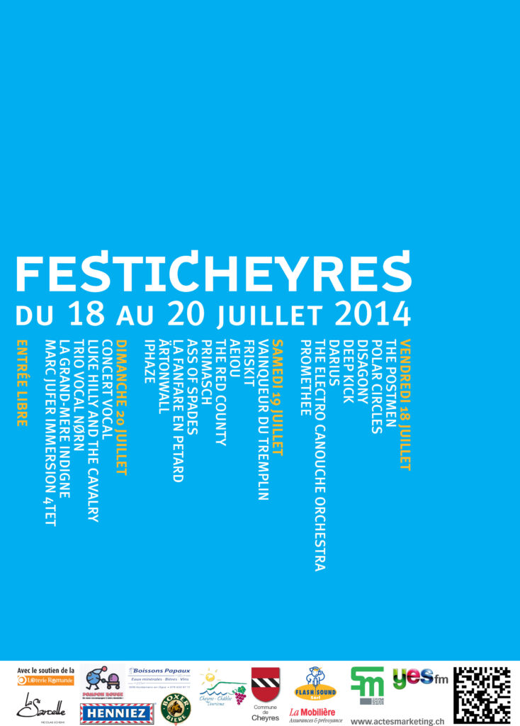 Affiche Festi'Cheyres 2014